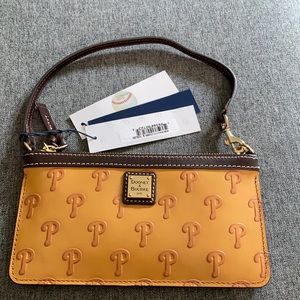 Brown Phillies Dooney & Bourke Wristlet